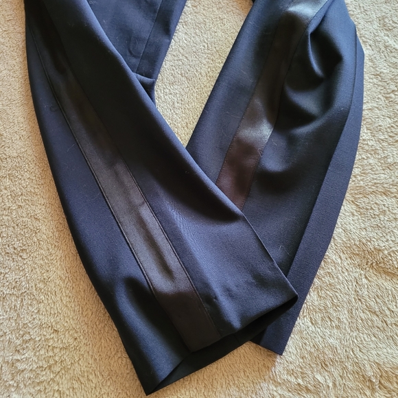 Vince navy blue tuxedo style cropped pants size 4 - Picture 6 of 14
